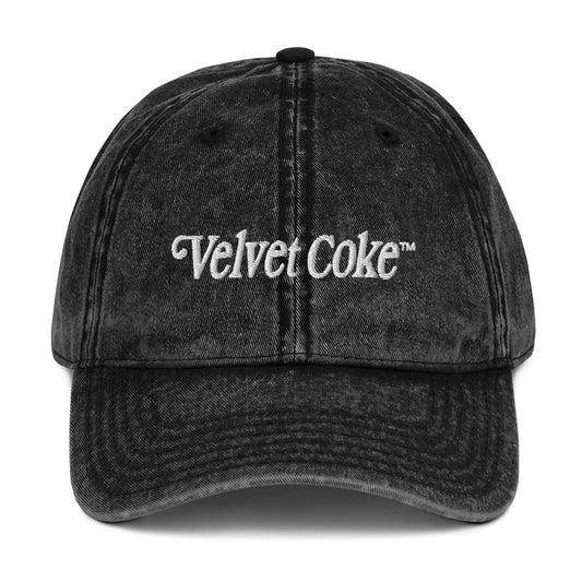 Velvet Coke Vintage Cap (Black Edition)