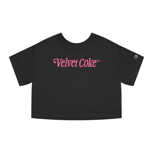 Velvet Coke Crop Top